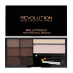 Buy Makeup Revolution Ultra Brow Medium To Dark (20 g) - Purplle