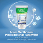 Buy Acnes Mentho-Cool Pimple Defence Face Wash (50 g) - Purplle