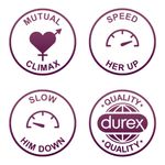 Buy Durex Mutual Climax Condoms - 10 Count - Purplle