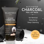 Buy Glamveda Charcoal Peel Off Mask With Argan Oil & Aloe Vera (100 g) - Purplle