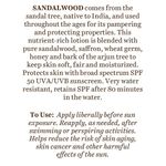 Buy Biotique Bio Sandalwood Ultra Soothing Face Lotion 50+ SPF UVA/UVB Sunscreen (120 ml) - Purplle