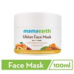 Buy Mamaearth Ubtan Face Mask , Saffron, Turmeric & Apricot Oil for skin brightening (100 ml) - Purplle