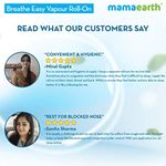 Buy Mamaearth Natural Breathe Easy Vapour Roll-On For Cold & Nasal Congestion, With Wintergreen & Eucalyptus Oil - Purplle