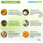 Buy Mamaearth Natural Baby Lip Balm for Babies With Coconut Oil, Cocoa Butter & Orange - Purplle