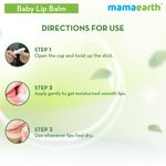 Buy Mamaearth Natural Baby Lip Balm for Babies With Coconut Oil, Cocoa Butter & Orange - Purplle
