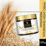 Buy Good Vibes Wheatgerm Nourishing Night Cream | Anti-Inflammatory, Heals Scars | With Almond Oil | Np Parabens, No Sulphates, No Mineral Oil (100 g) - Purplle