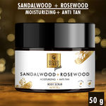 Buy Good Vibes Plus Sandawood + Rosewood Moisturizing + Anti-Tan Body Scrub | Moisturizing | No Parabens, No Sulphates, No Mineral Oil (50 g) - Purplle