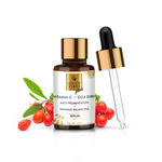 Buy Good Vibes Vitamin C & Goji Berry Depigmentation & Wrinkle Balancing Face Serum | Lightening | With Aloe Vera | No Parabens, No Sulphates (10 ml) - Purplle