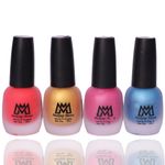 Buy Makeup Mania Premium Nail Polish Set, Velvet Matte Nail Paint Combo of 4, Home & Professional Use, Perfect Gift for Girls & Women (MM#66) - Purplle
