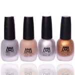 Buy Makeup Mania Premium Nail Polish Set, Velvet Matte Nail Paint Combo of 4, Home & Professional Use, Perfect Gift for Girls & Women (MM#67) - Purplle