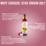 Buy Jeva Onion Hair Oil For Nourishing Hair Fall Treatment With Real Onion Extract (200 ml) - Purplle