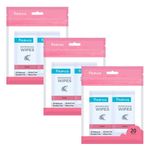 Buy Freshca Refreshing Wet Wipes Single Sachet Men Women Hand Face Floral Fragrance pH Balanced Alcohol Paraben Silicon Free 20 Pcs (Pack of 3) - Purplle