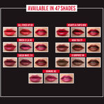 Buy Colorbar Velvet Matte Lipstick Bare 58 - Red (4.2 g) - Purplle