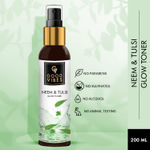 Buy Good Vibes Neem & Tulsi Glow Toner | Cleansing, Hydrating, Calming | No Parabens, No Alcohol, No Sulphates, No Mineral Oil, No Animal Testing (200 ml) - Purplle