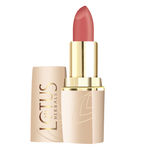 Buy Lotus Make-Up Pure Colors Matte Lip Color Nude Shine | Aloe Vera & Jojoba | Vitamin E & Shea Butter | 4.2g - Purplle