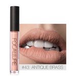 Buy Focallure Matte Liquid Lipstick # Antique Brass FA24#43 - 2 gm - Purplle