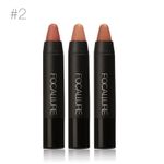 Buy Focallure 3 Pcs Matte Lips Crayon Lipstick Kit # 2 FA22#K2 - Purplle