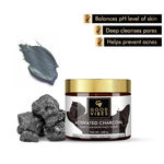 Buy Good Vibes Activated Charcoal Deep Cleansing Face Scrub | Anti-Acne, Blackhead | With Almond Oil | No Parabens, No Sulphates, No Mineral Oil (100 g) - Purplle