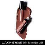 Buy Lakme Absolute Matte Melt Liquid Lip Color - Natural Nude (6 ml) - Purplle