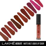 Buy Lakme Absolute Matte Melt Liquid Lip Color - Crushed Caramel (6 ml) - Purplle