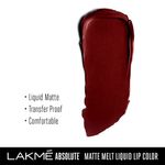 Buy Lakme Absolute Matte Melt Liquid Lip Color - Red Vibe (6 ml) - Purplle