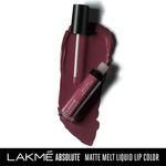 Buy Lakme Absolute Matte Melt Liquid Lip Color - Mauve Mix (6 ml) - Purplle