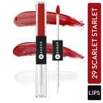 Buy SUGAR Cosmetics - Smudge Me Not - Lip Duo - 29 Scarlet Starlet (Orange Red) - 3.5 ml - 2-in-1 Duo Liquid Lipstick with Matte Finish and Moisturizing Gloss - Purplle