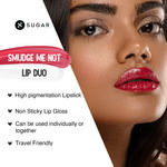 Buy Smudge Me Not Lip Duo - 30 Peony Genie (Medium Pink) - Purplle