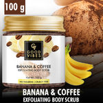 Buy Good Vibes Exfoliating Body Scrub - Banana & Coffee (100 gm) - Purplle