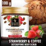 Buy Good Vibes Detoxifying Body Scrub - Strawberry & Coffee (100 g) - Purplle