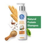 Buy The Moms Co. Natural Protein Hair Strengthening Shampoo for Women & Men| With Hydrolyzed Silk & Wheat Proteins |Shampoo for Dry and Frizzy Hair | Shampoo for Hair fall control-200 ml - Purplle