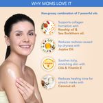 Buy The Moms Co. Natural Stretch Oil, 7 in 1 Natural Bio Oil| Reduces stretch marks for women| Australia-Certified Toxin-Free Stretch Mark Oil- 100 ml - Purplle