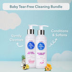 Buy The Moms Co. Natural Tear-Free Cleaning Bundle For Baby Combo of 2 - Purplle