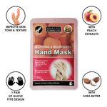 Buy Beauty Formulas Soothing & Nourishing Hand Mask Peach Extract & Shea Butter 1 Pair - Purplle