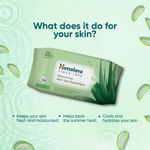 Buy Himalaya Moisturizing Aloe Vera Facial Wipes 25's - Purplle
