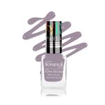 Buy Bonjour Paris Coat Me French Finish Long Lasting Nail Polish with Quick Dry Formulation, Light Grey( 9 ml) - Purplle
