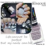 Buy Bonjour Paris Coat Me French Finish Long Lasting Nail Polish with Quick Dry Formulation, Light Grey( 9 ml) - Purplle