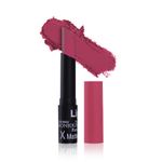 Buy Bonjour Paris Coat Me Satin Matte Lipstick Enriched with Moisturizer and UV Rays Protection, Strawberry - Reddish Pink (3.5 g) - Purplle