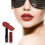 Buy Bonjour Paris Coat Me Satin Matte Lipstick Enriched with Moisturizer and UV Rays Protection, Brick Red (3.5 g) - Purplle