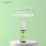 Buy Glamveda Green Apple Brightening & Oil Control Foaming Face Wash (150 ml) - Purplle