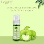 Buy Glamveda Green Apple Brightening & Oil Control Foaming Face Wash (150 ml) - Purplle