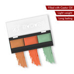 Buy Stay Quirky Concealer Palette with Orange & Green Color Corrector, BadAss, For Dusky Skin - Secret Lust 5 (1.5 g X 3) - Purplle
