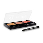 Buy Stay Quirky Concealer Palette with Contour & Orange Color Corrector, BadAss, For Fair Skin - Private Affair 6 (1.5 g X 3) - Purplle