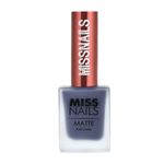Buy Miss Nails Nail Paint Matte 05 Grey Goose (10 ml) - Purplle