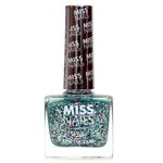Buy Miss Nails Nail Paint Pro/Matte 21 Glitterati Silver (10 ml) - Purplle