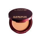 Buy Lakme All In One Pan-Cake - Natural Shell (8 g) - Purplle