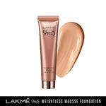 Buy Lakme 9 To 5 Weightless Mousse Foundation - Nude Brown (25 g) - Purplle