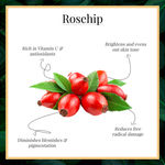Buy Good Vibes Rosehip Radiant Glow Face Serum | Light, Non-Sticky, Brightening | With Vitamin E | No Parabens, No Sulphates, No Animal Testing (30 ml) - Purplle