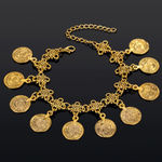 Buy Ferosh Antique Gold Coin Anklet - Purplle