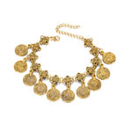 Buy Ferosh Antique Gold Coin Anklet - Purplle